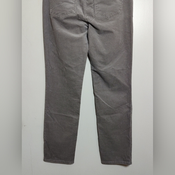 Talbots Gray Corduroy Straight Leg Slimming Pants - Picture 5 of 7